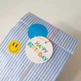 100 INS Vitality Laceing Faces, маленький арахис, круглые подарки, упаковочная бирга Подарочная карта подвеска DIY