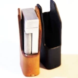 Dunhill, кожаная зажигалка ручной работы, из натуральной кожи