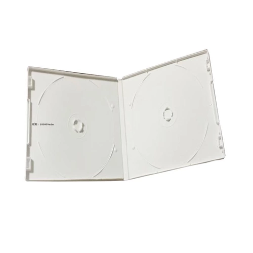Двойной песок с белым песком с двойным PP CD CD коробка DVDCD Пластиковая коробка CD CD Box CD -CD может вставить крышку заводскую прямую продажу