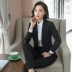 Đầm size lớn chuyên nghiệp phù hợp với nữ béo mm2018 mới 200 kg phù hợp với thời trang phù hợp với áo khoác phiên bản Hàn Quốc mùa thu đông các kiểu đầm đẹp Business Suit