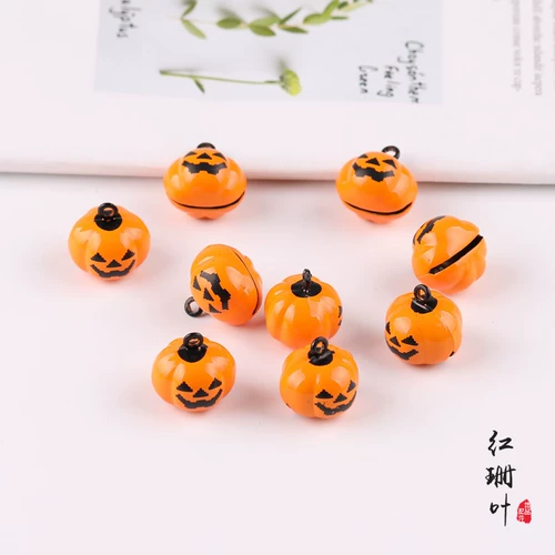 DIY Аксессуар с аксессуарами, ручка ручной работы, металлический колокольчик, брелок, xэллоуин