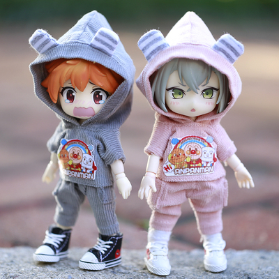 taobao agent UFDOLL OB11 baby jacket GSC clay cantae YMY can wear 12 points BJD cloth sticker hooded set