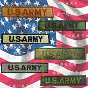Thanh đẹp Mỹ ARMY Ngụy trang Quân đội Fan Logo Huy hiệu Đào tạo Trang phục Thêu Nhãn dán Dải vú Velcro
