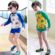 Hàn Quốc mới nhập khẩu chính hãng trẻ em gái trai dễ thương áo tắm - Bộ đồ bơi hai mảnh