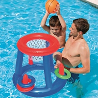 Nam và nữ bé hồ bơi nguồn cung cấp nước trẻ em inflatable bóng rổ trẻ em nước chụp câu đố bơi đồ chơi hồ bơi trẻ em