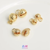 Колокольчик, подвеска ручной работы, цепочка до ключиц, ожерелье и браслет, аксессуар с аксессуарами, 14 карат, «сделай сам»