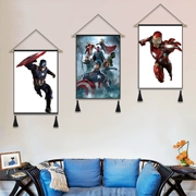 Marvel The Avengers anh hùng tấm thảm bức tranh vải phòng ngủ phòng khách giường phong cách châu Âu và bữa ăn sáng phòng được trang trí bằng các bức bích họa - Tapestry