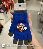 И M HM Детская одежда для домашних покупок подлинное мальчик Masao 2020 Treasure Blue Mario Finger Glove 20 моделей