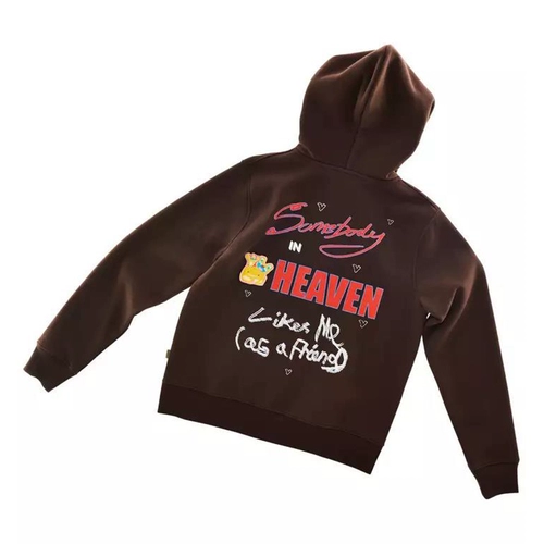 Хитрон Барроу Броун с капюшоном плюс бархатный кардиганский свитер печать Y2K Street Мужчины и женщины с длинными рукавами с длинными рукавами