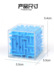 Labyrinth Cube Intelligence 3D Stereo Magic Ball Toy Pup Học sinh 720 độ Sáu bộ Giáng sinh đồ chơi trẻ em Đồ chơi IQ