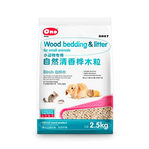 Бесплатная доставка Ono Natural Stinky Wood Grain 2,5 кг мочи -Абсорбентские домашние животные, охлажденная гвинея Юку Подушка кролика на 07