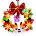 Giáng sinh món quà vòng hoa trang trí cửa đồ trang trí cảnh bố trí sáng tạo trẻ em tự làm bộ sản xuất cửa hàng đồ chơi trẻ em Handmade / Creative DIY