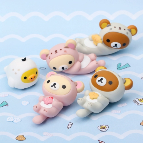 Spot Korea Limited Подлинная японская японская легкая медведя Blay Basic Box Small Doll Rilakkuma 20 выдра