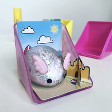 Куклы/ украшения/детали 现货正版mojmoj盲盒捏捏乐二代闪亮版磨叽减压软萌团玩具抖音同款 Mga