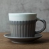 Handmade Gradient Bắc Âu Gốm Coffee Cup Dish Pull Cup Cup Cà phê Châu Âu Sản phẩm duy nhất Cà phê Cup Saucer Coffee Ware ly uống cà phê đẹp Cà phê