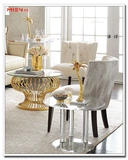 Американская легкая роскошная циркулярная кофейная столик гостиная чай Тай отель лобби нахаджима магазин одежды терраса