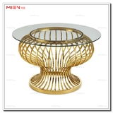 Американская легкая роскошная циркулярная кофейная столик гостиная чай Тай отель лобби нахаджима магазин одежды терраса