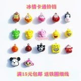 Мультяшный колокольчик, милая подвеска, ожерелье, цепочка, браслет на ногу, домашний питомец, кошки и собаки