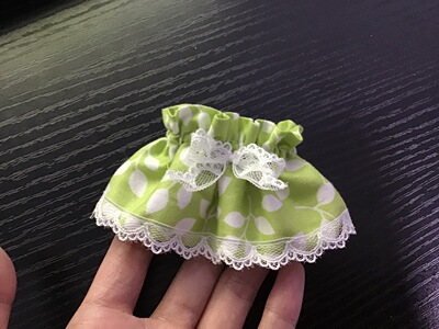 taobao agent Cotton doll, hair accessory, 10cm, floral print, on elastic band