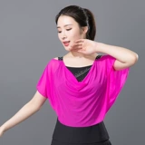 Plaza Dance Top Short -Корейская версия летних новая взрослая женщина современный вальс дружба танец танцевальный сервис