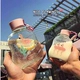 Hàn quốc ins glass creative nhỏ tươi cầm tay cốc tay dễ thương nữ sinh viên Hàn Quốc phiên bản của cốc bình cách nhiệt Tách