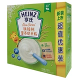 Значение HEINZ -Value Железное цинк кальций кальций детское питание молоко рис. Forish 400G коробка Новая версия дополнительной пищи ребенка