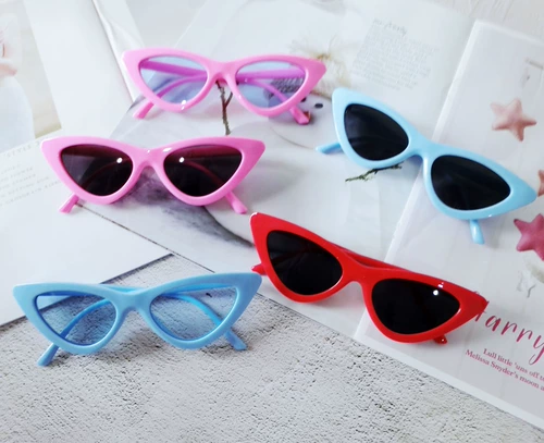Ретро солнцезащитные очки в стиле хип-хоп, брендовый треугольник, в корейском стиле, кошачий глаз, европейский стиль, популярно в интернете
