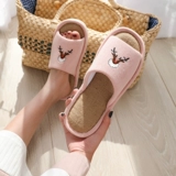 Детские мультяшные милые нескользящие тапочки подходит для мужчин и женщин, семейный стиль