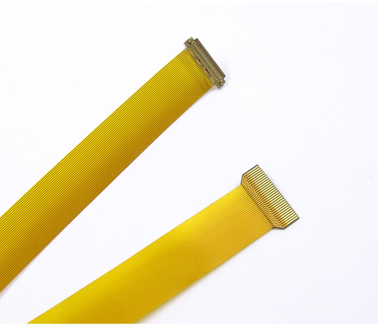 FPC软排线黄黑色0.4/0.35mm间距可焊接BTB连接器24/30/40/50pin针-淘宝网