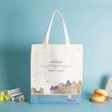 Портативные холст -мешки настраиваемые логотипные пакеты хлопчатобумажных пакетов с нижней, боковой сумкой Canvas Conference Conference Sagn настройка может быть срочной