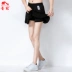 Mùa hè 2019 sản phẩm mới vương miện váy ngắn trung niên kích thước lớn Hàn Quốc váy tennis lụa thể thao váy vuông nhảy quần - Trang phục thể thao quần áo anta Trang phục thể thao
