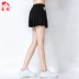Mùa hè 2019 sản phẩm mới vương miện váy ngắn trung niên kích thước lớn Hàn Quốc váy tennis lụa thể thao váy vuông nhảy quần - Trang phục thể thao
