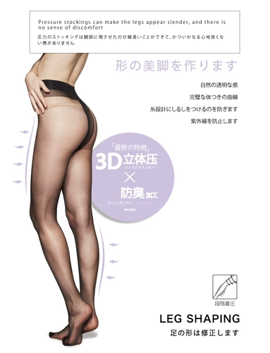 Японские импортные летние ультратонкие колготки, 3D