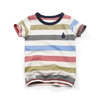 Летняя хлопковая футболка для мальчиков, детский топ, детская одежда, 2020, в западном стиле