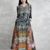 Tây Phong ban đầu của phụ nữ có gai may váy lụa 21 mùa xuân và mùa hè mát mẻ Tiểu thuyết Xiaoqing váy dài để giảm tuổi và giảm béo - Váy dài