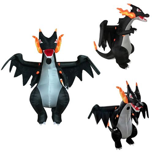 Рождественский надувной динозавр, забавный большой монстр для взрослых, косплей