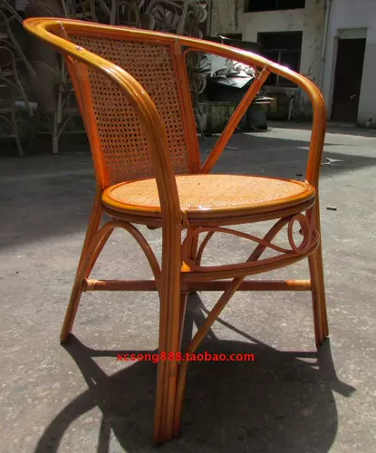 Натуральный бамбуковый стул задний стул домашний ротан