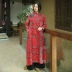 Mùa xuân ban đầu cotton dài váy khóa áo phụ nữ Trung Quốc retro cải tiến sườn xám lỏng lẻo phong cách dân tộc - Váy dài những mẫu váy len dáng dài đẹp Váy dài