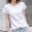 Áo thun cotton nửa tay giản dị Áo sơ mi nữ mùa hè 2019 mới Áo sơ mi nữ cotton ngắn tay ngắn - Áo phông