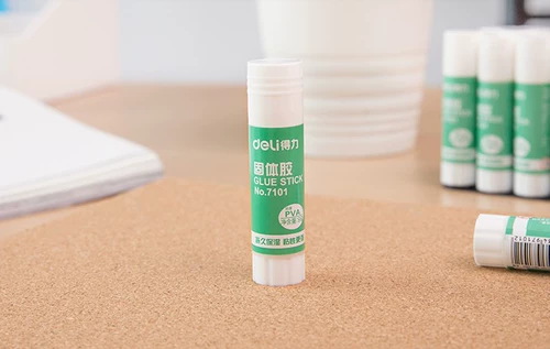 Deli 7101 Solid Glue Formula 9G Труба Сильный Сплошник Сплошной Клей, способные офисные принадлежности одиночные