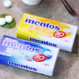 Mentos Manzetus сахар -беззаботно и освежающее дыхание 30 минут мятного сахара свежее лимонное железное ящик с лимоном мятно