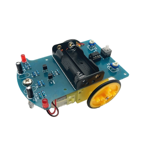 Интеллектуальное отслеживание небольшого автомобиля DIY D2-1 Патрульный автомобиль рассеянный электронный производство производства технологий