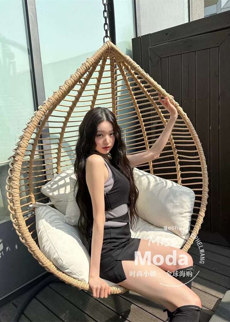 Покупка WONYOUNG Zhang Yuanying Hyein SEO серебряная декоративная асимметричная длинная лента Carsidine
