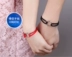 Vòng tay đôi cho nam và nữ có thể được chạm khắc bằng bạc đỏ bằng dây thừng tay đỏ sinh viên Hàn Quốc tặng quà ngày Valentine vòng tay cartier Vòng đeo tay Clasp