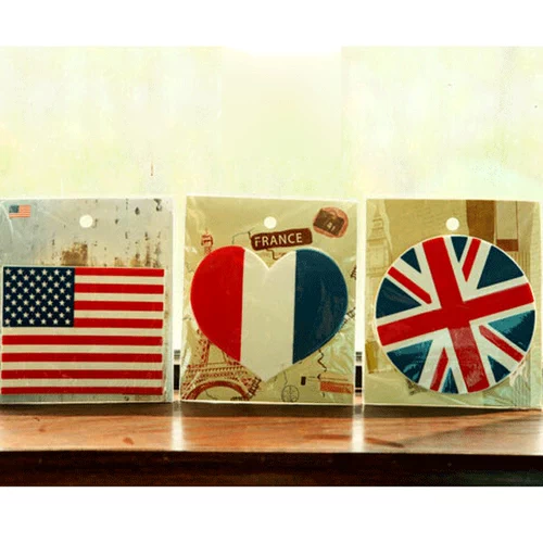 Творческий дом Spritga National Flag Cushion Silicon Glamour Hit Pads против Holide Cushion Soft Gel Cushion US British National Flag