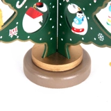 Деревянное мастерство рождественская елка набор еда мини -столовая батончика на рабочем столе Рождественские украшения подарки