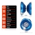 Chính hãng Audi Double Diamond Firepower Vị thành niên King 5 Match Cao cấp Yo-Yo 676121 Kim loại Tianhuan Yo-Yo Shop yoyo cao cấp YO-YO