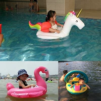 Детский плавательный круг для раннего возраста, лебедь, мультяшный плавательный аксессуар, единорог, фламинго
