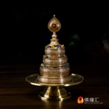 Будда Юаньхуй Манча Римский Панпан Pure Copper Pure Copper имитирует Непал восемь благоприятной резьбы 37 для буддийских украшений