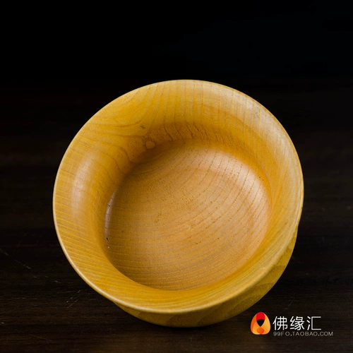 Будда Юаньхуи Тибетская деревянная чаша Натуральная персиковая деревянная деревянная хрустящая чайная чай